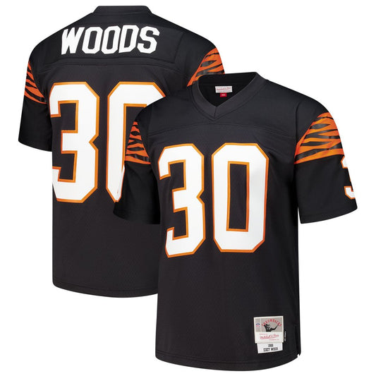 Ickey Woods Cincinnati Bengals Mitchell & Ness Black 1988 Legacy Replica Jersey
