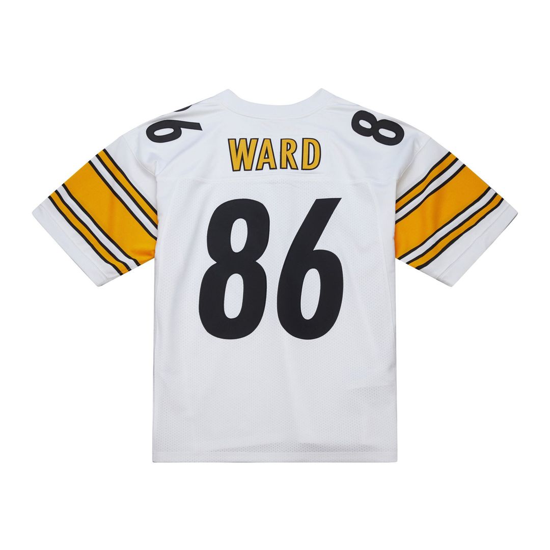 Hines Ward Pittsburgh Steelers Mitchell & Ness White 2005 Authentic Throwback Retired Player Jersey