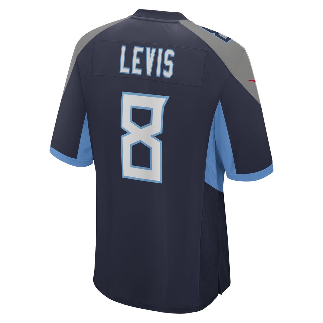 Will Levis Tennessee Titans Nike Navy Game Jersey