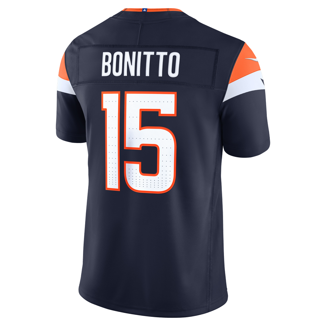 Nik Bonitto Denver Broncos Nike Navy Alternate Vapor F.U.S.E. Stitched Limited Jersey