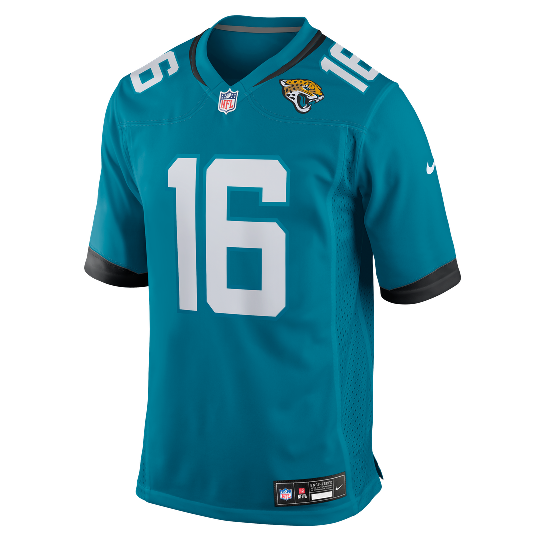 Trevor Lawrence Jacksonville Jaguars Nike Teal Game Jersey