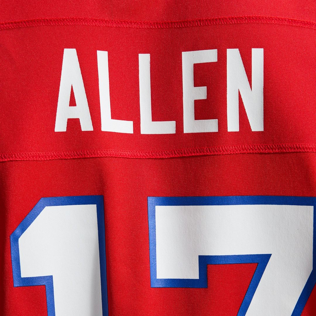 Josh Allen Buffalo Bills Nike Red Alternate Game Player Jersey