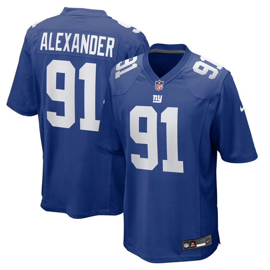 Darius Alexander New York Giants Nike Royal Team Game Jersey