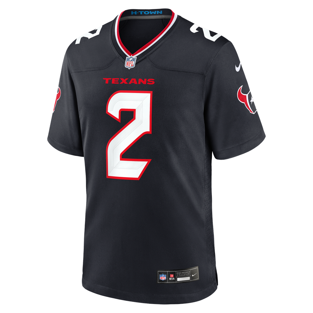 Calen Bullock Houston Texans Nike Navy Team Game Jersey