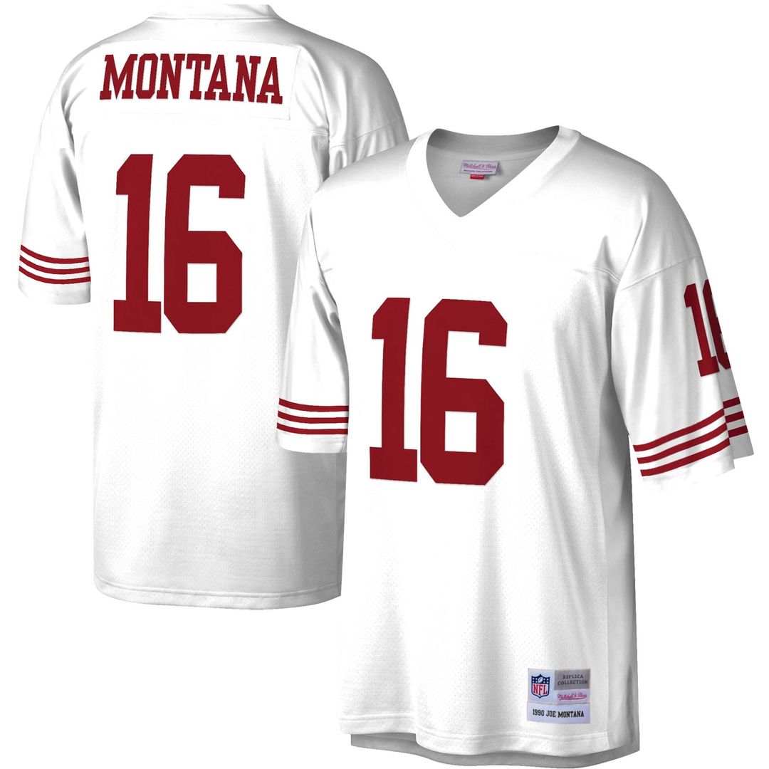 Joe Montana San Francisco 49ers Mitchell & Ness Scarlet Legacy Replica Jersey
