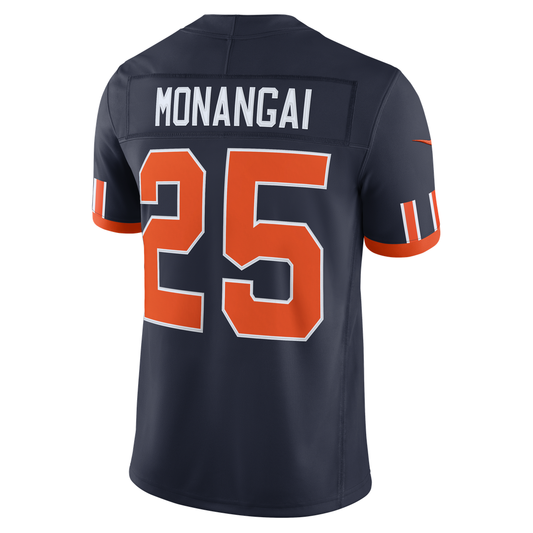 Kyle Monangai Chicago Bears Nike Navy 2026 Rivalries Collection Stitched Limited Jersey