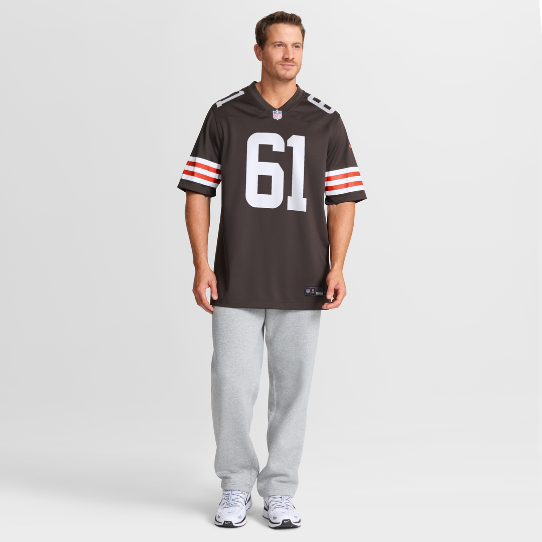 Chris Williams Cleveland Browns Nike Brown Team Game Jersey