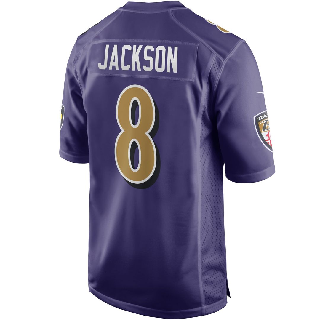 Lamar Jackson Baltimore Ravens Nike Black Alternate Game Jersey