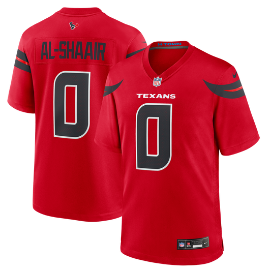 Azeez Al-Shaair Houston Texans Nike Red Alternate Game Jersey