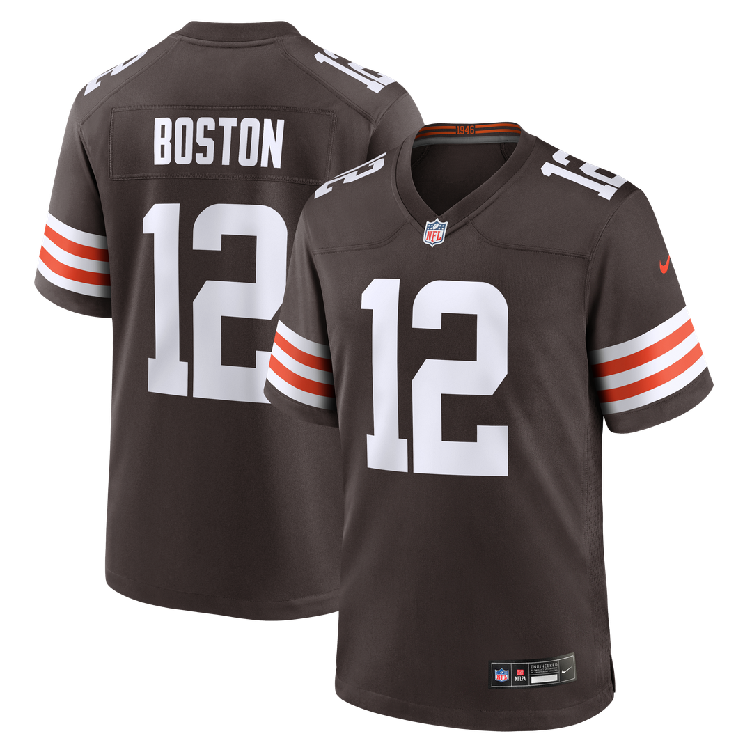 Denzel Boston Cleveland Browns Nike Brown Game Jersey