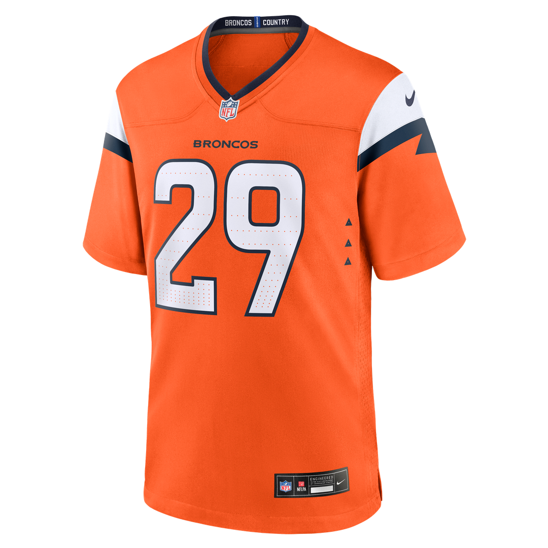 Ja'Quan McMillian Denver Broncos Nike Orange Team Game Jersey