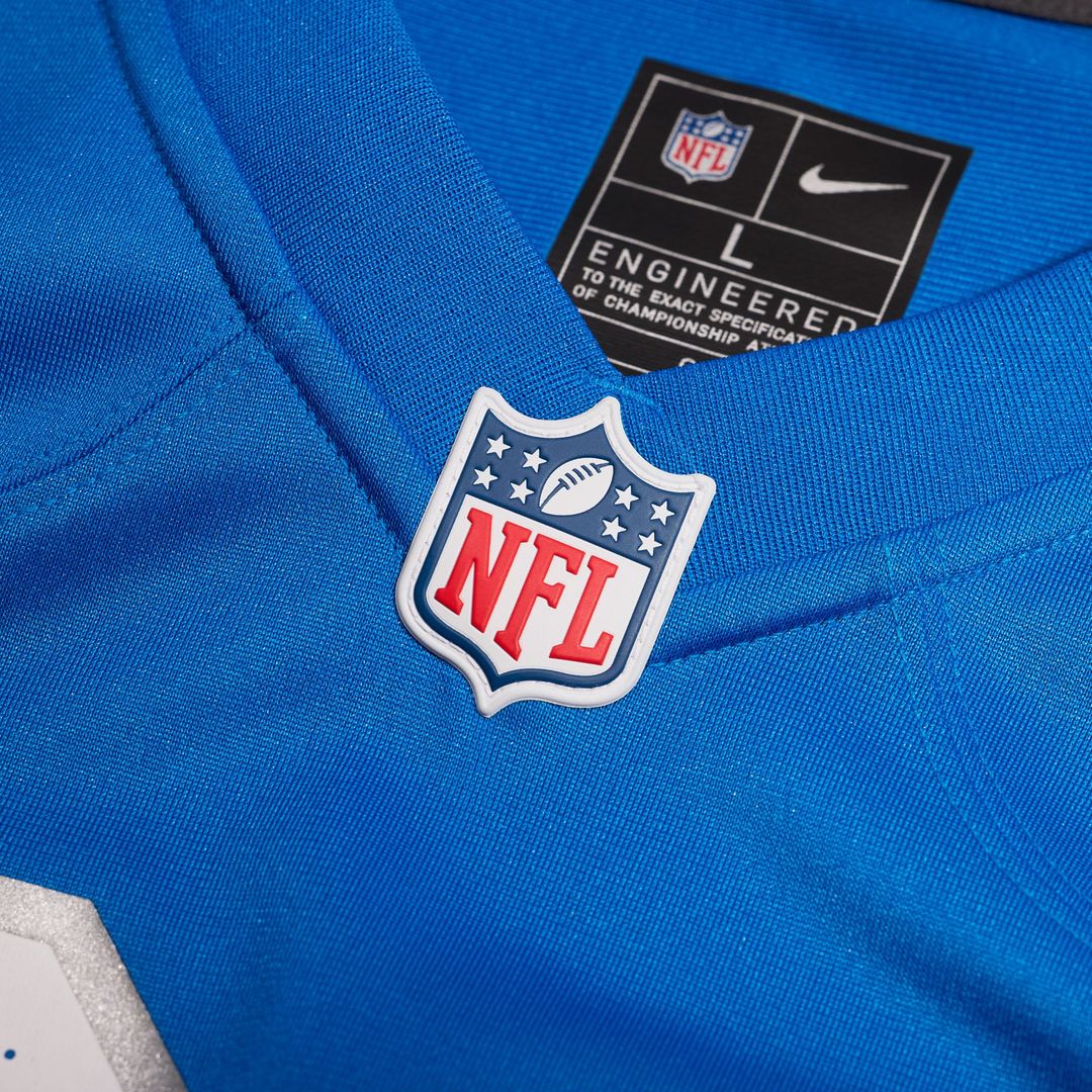 Khalil Dorsey Detroit Lions Nike Blue Team Game Jersey