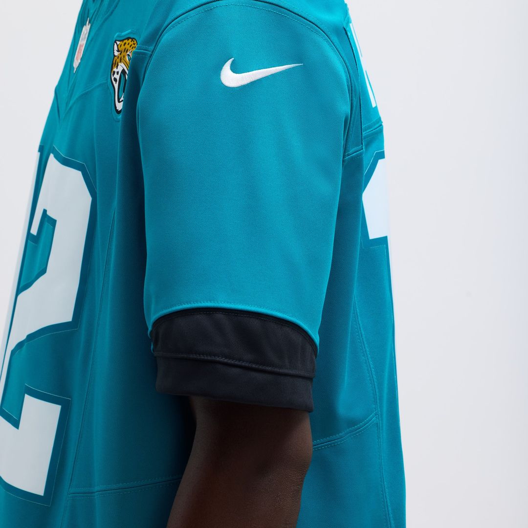 Travis Hunter Jacksonville Jaguars Nike Teal Team Limited Jersey