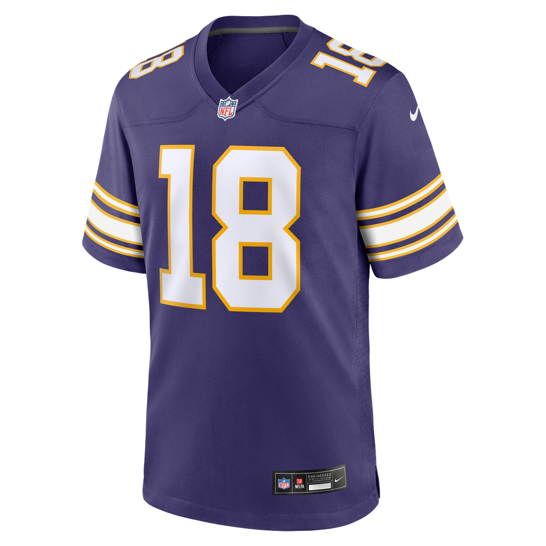 Justin Jefferson Minnesota Vikings Nike Purple Classic Player Game Jersey