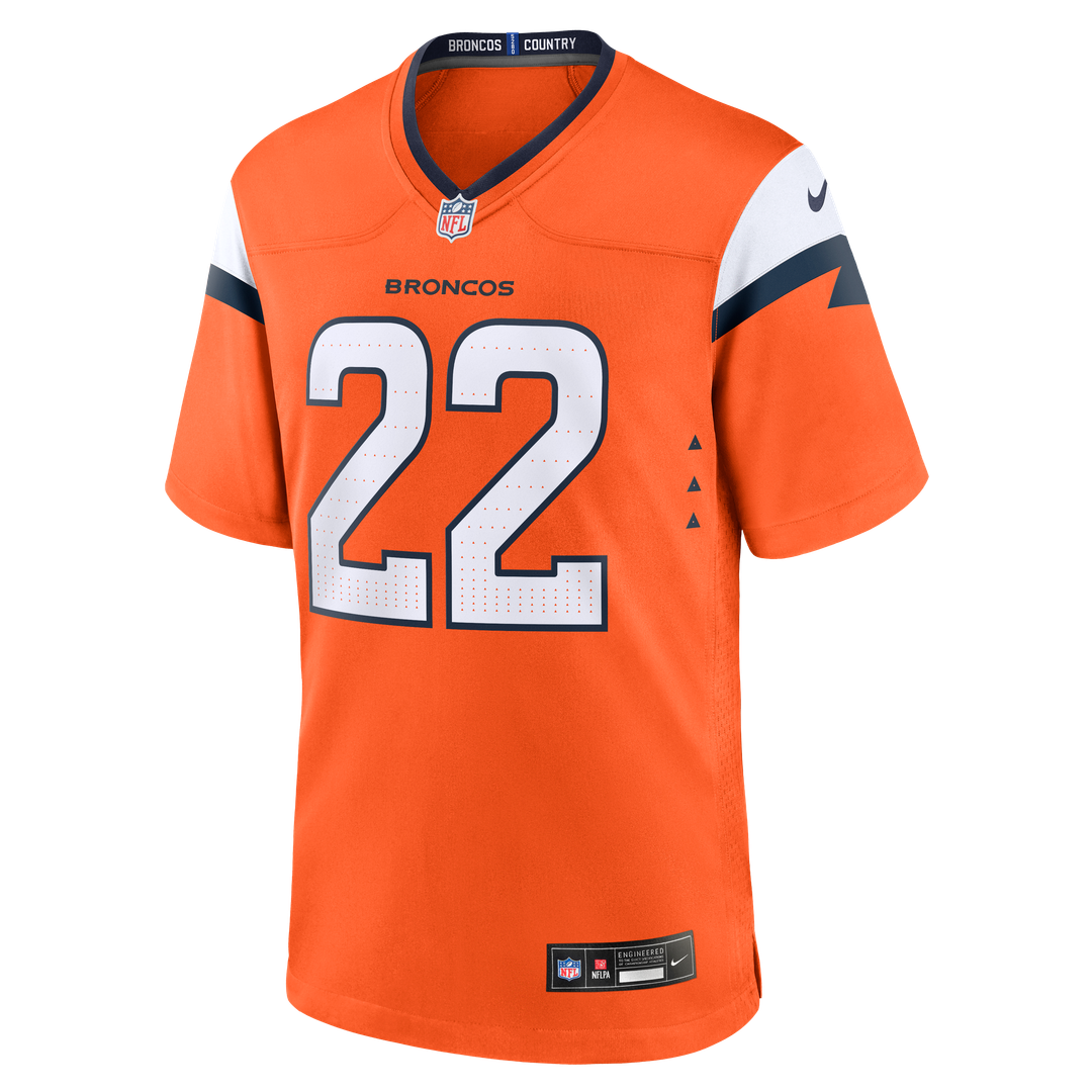 Brandon Jones Denver Broncos Nike Orange Team Game Jersey
