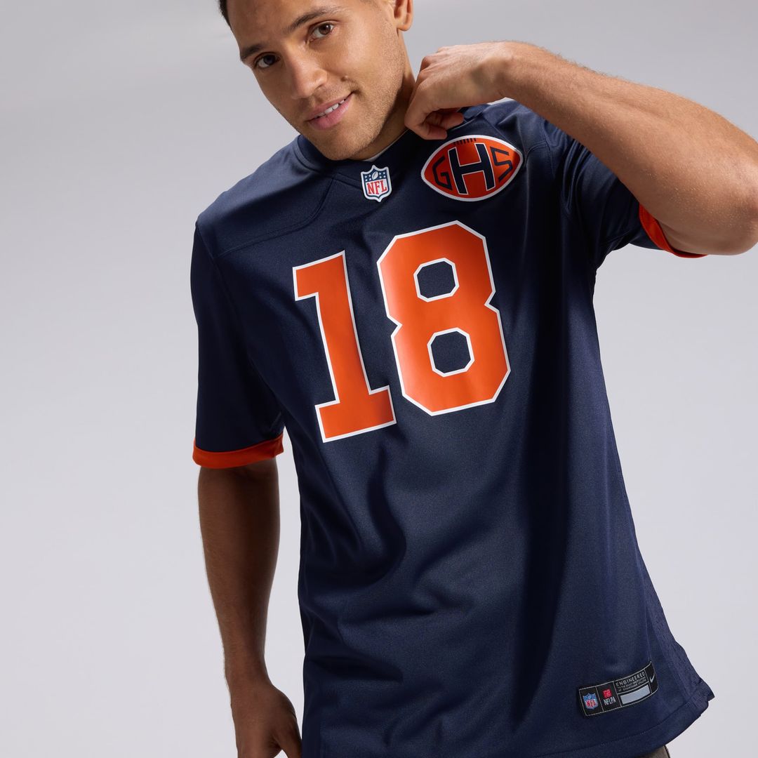 Caleb Williams Chicago Bears Nike Navy 2026 Rivalries Collection Game Jersey