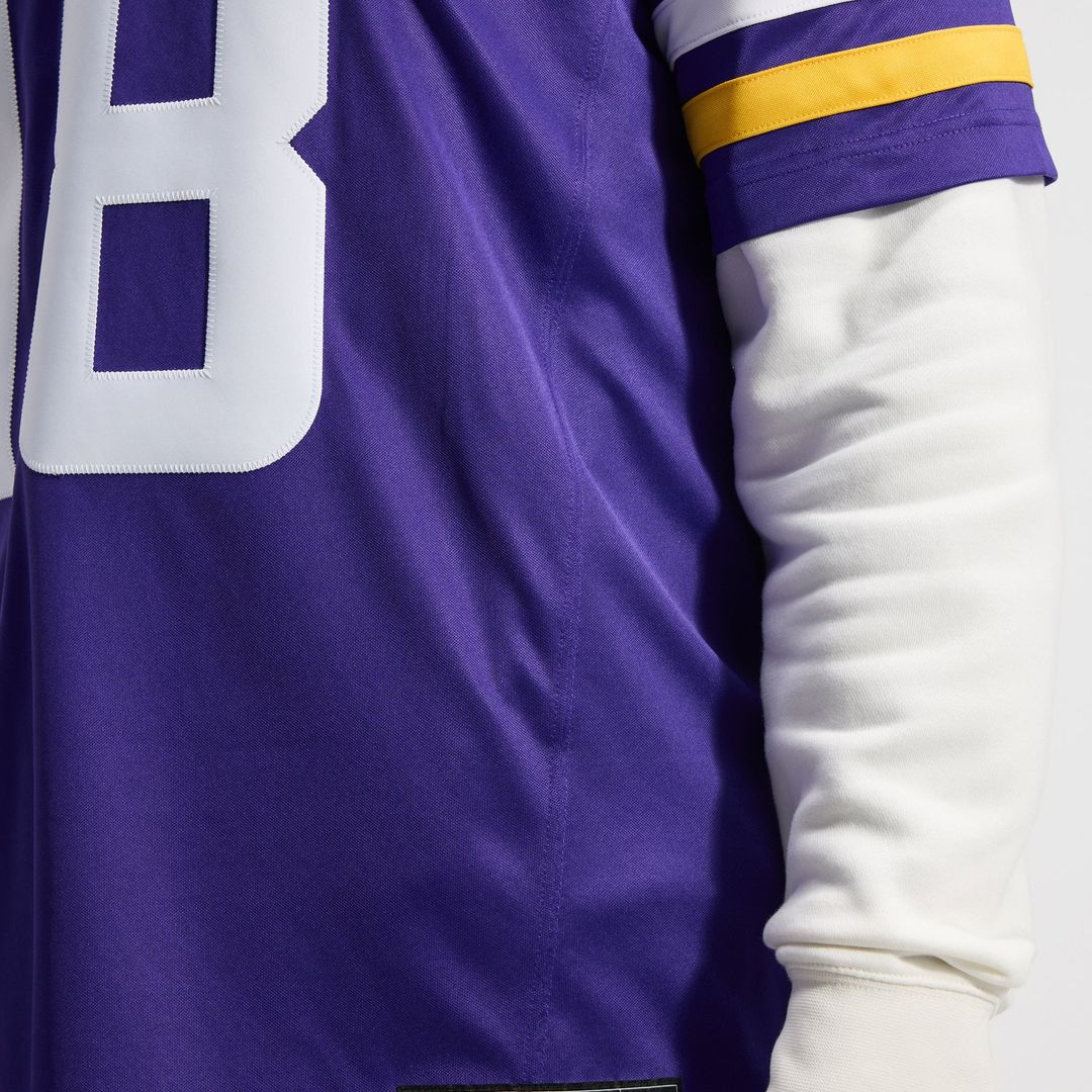 Justin Jefferson Minnesota Vikings Nike White Alternate Vapor F.U.S.E. Stitched Limited Jersey