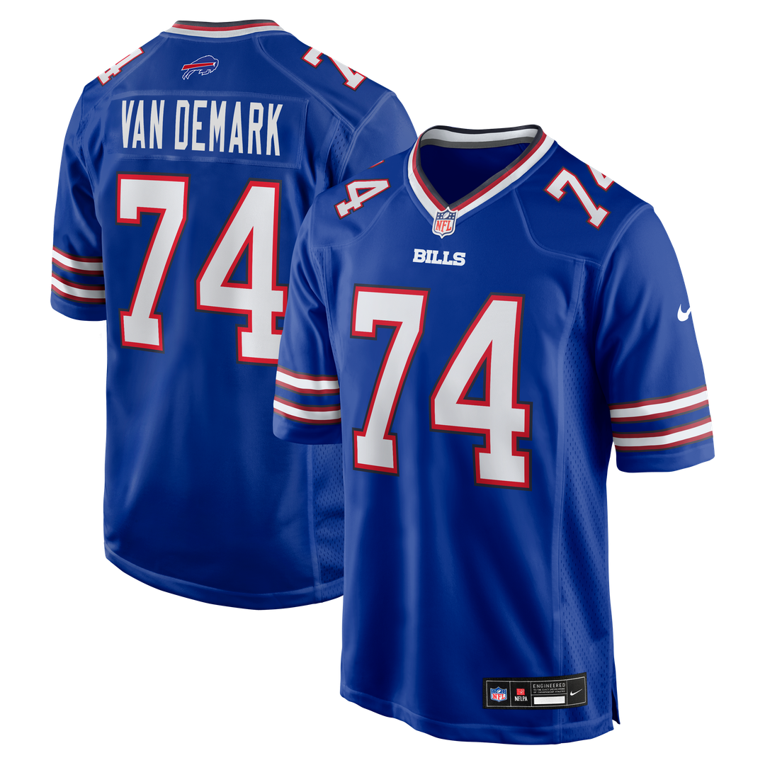 Ryan Van Demark Buffalo Bills Nike Royal Game Player Jersey