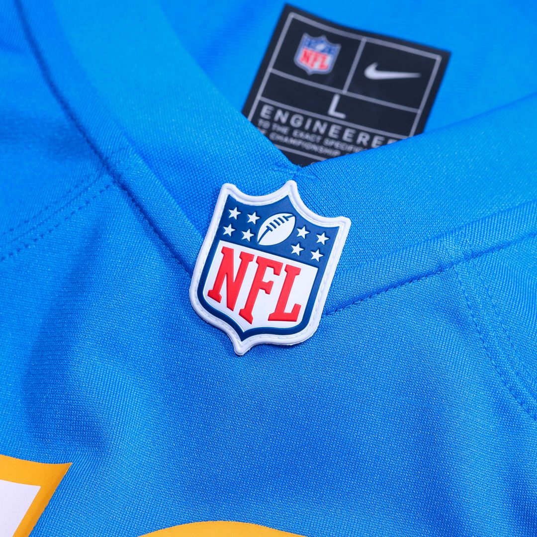 Nick Barrett Los Angeles Chargers Nike Powder Blue Team Game Jersey