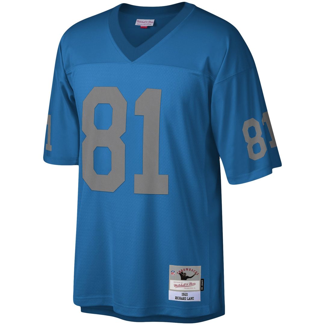 Richard Lane Detroit Lions Mitchell & Ness Blue Legacy Replica Jersey