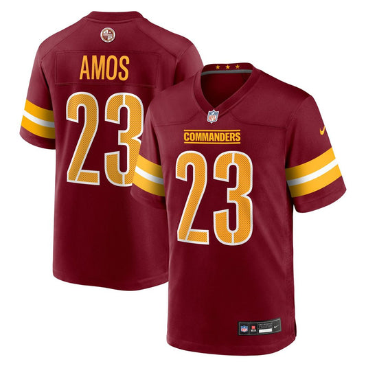 Trey Amos Washington Commanders Nike Burgundy Team Game Jersey