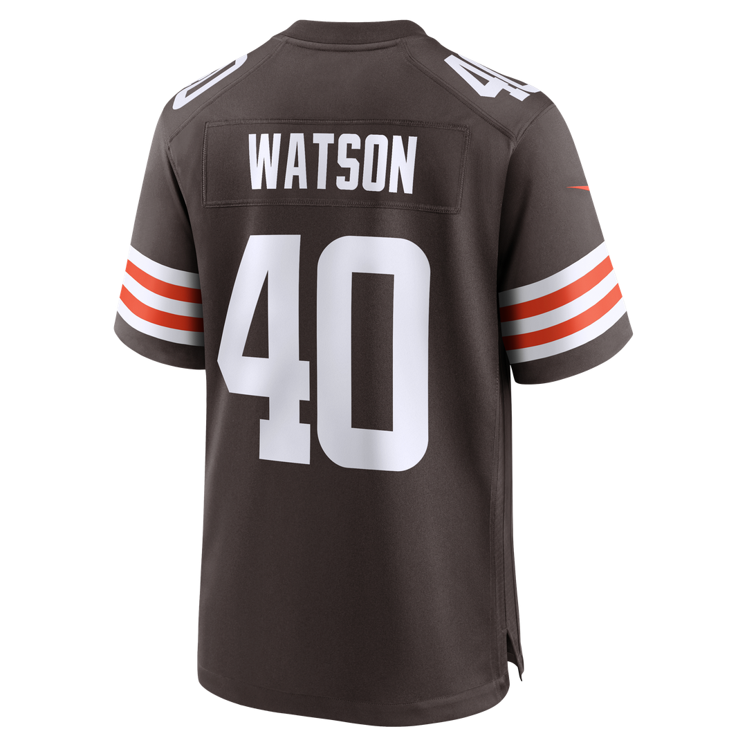 Nathaniel Watson Cleveland Browns Nike Brown Team Game Jersey