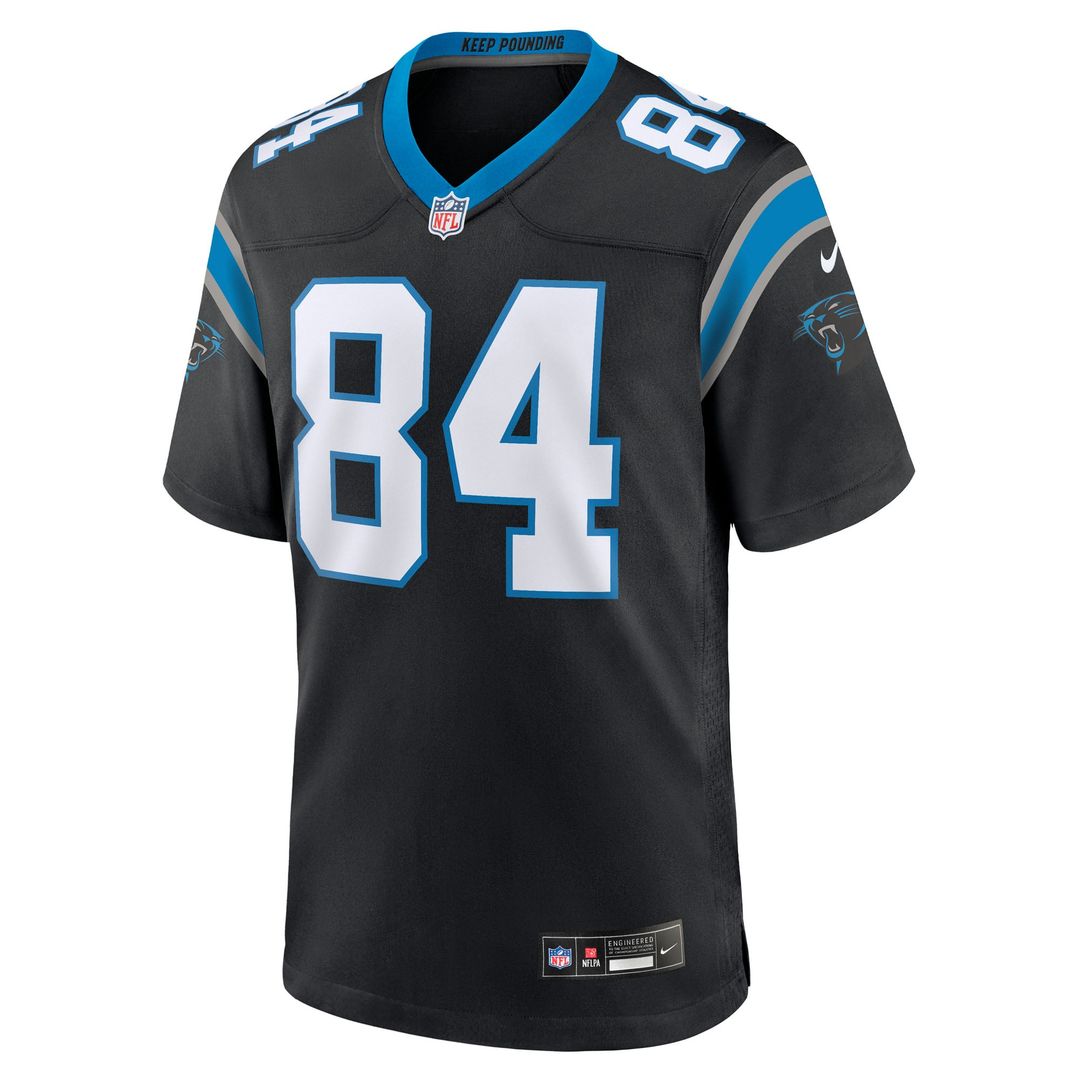 Mitchell Evans Carolina Panthers Nike Black Team Game Jersey