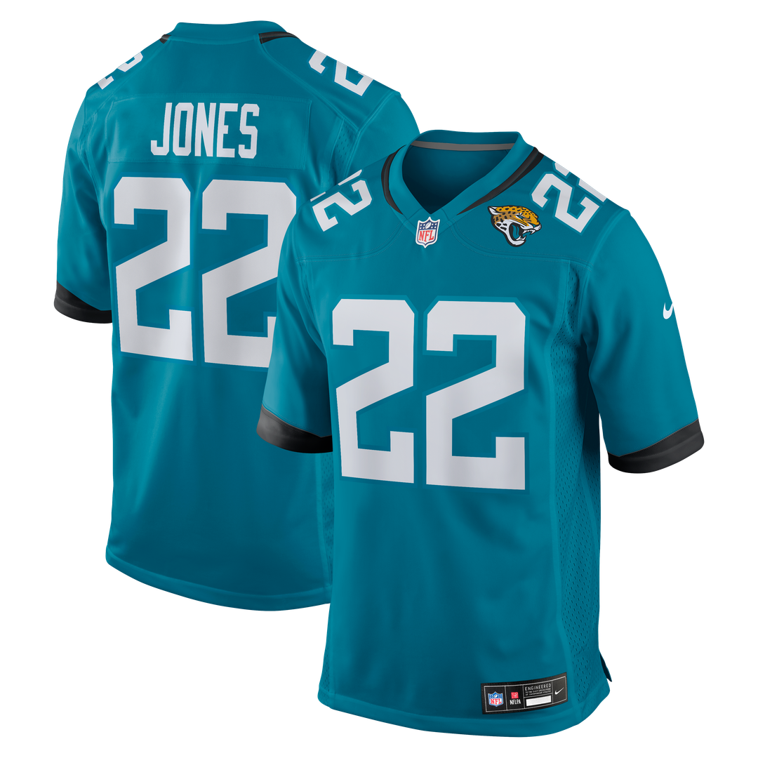Jarrian Jones Jacksonville Jaguars Nike Teal Team Game Jersey