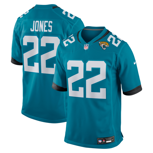 Jarrian Jones Jacksonville Jaguars Nike Teal Team Game Jersey