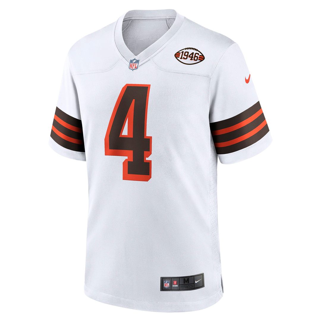Deshaun Watson Cleveland Browns Nike White Alternate Game Jersey