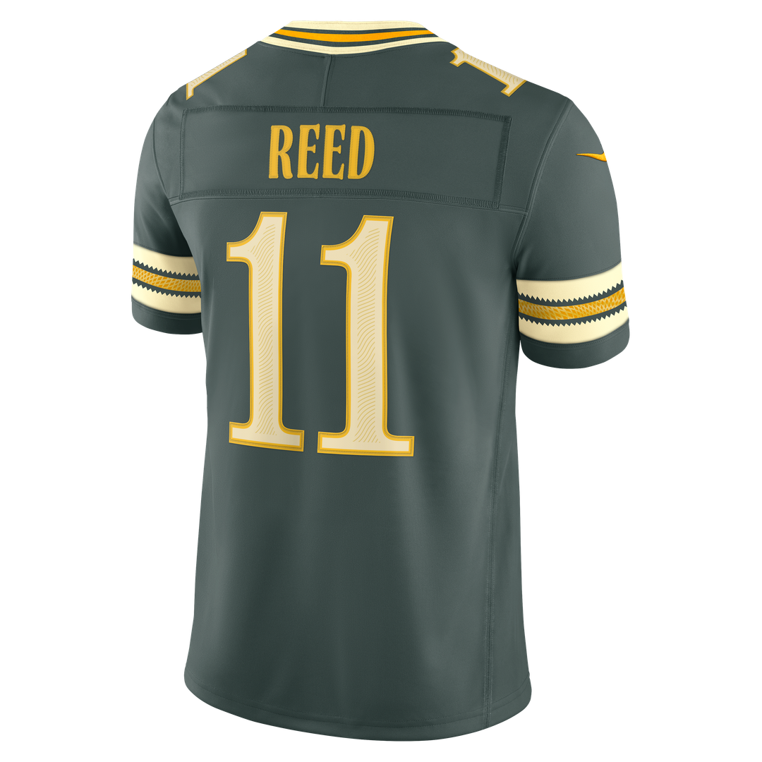 Jayden Reed Green Bay Packers Nike Green 2026 Rivalries Collection Stitched Limited Jersey