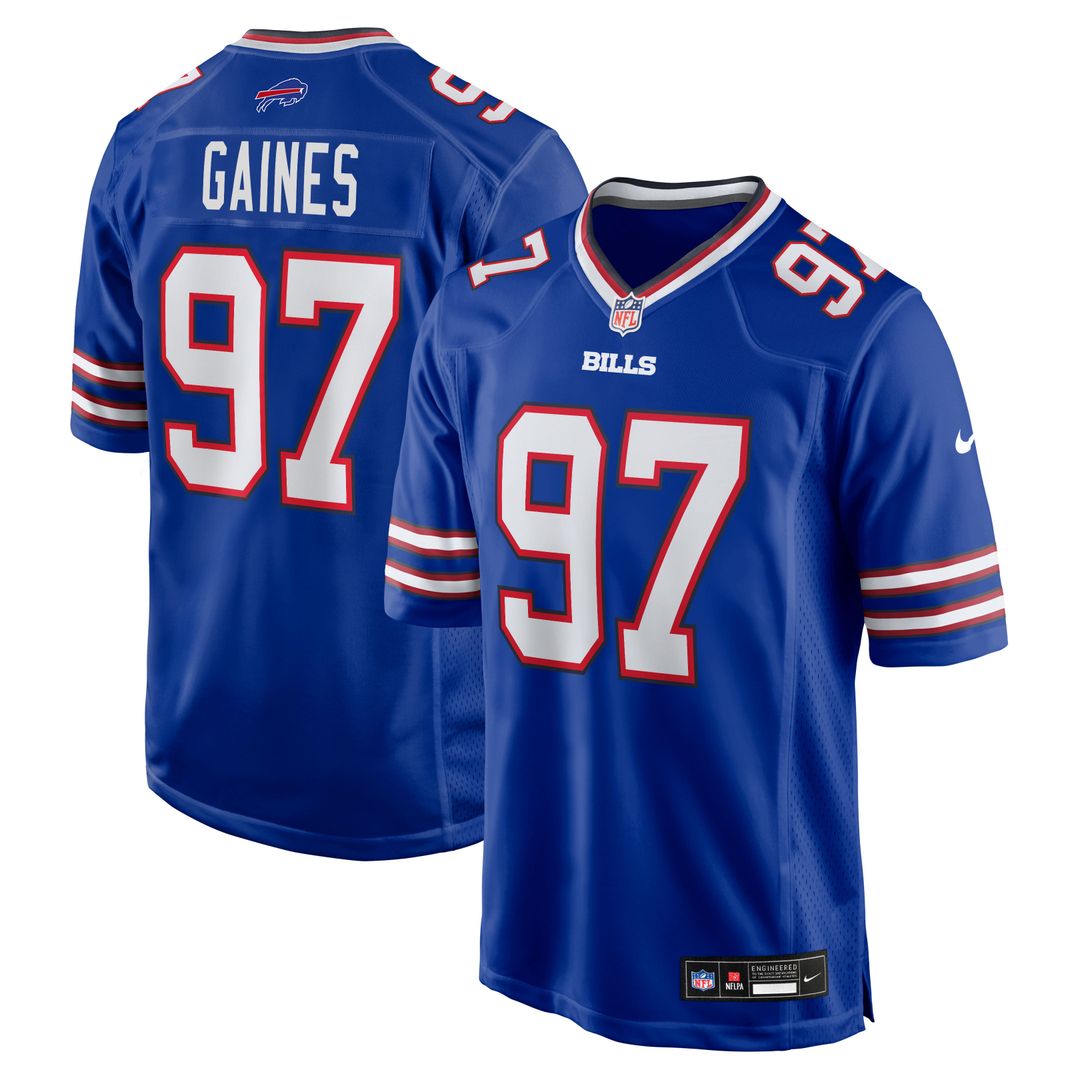 Greg Gaines Buffalo Bills Nike Royal Team Game Jersey