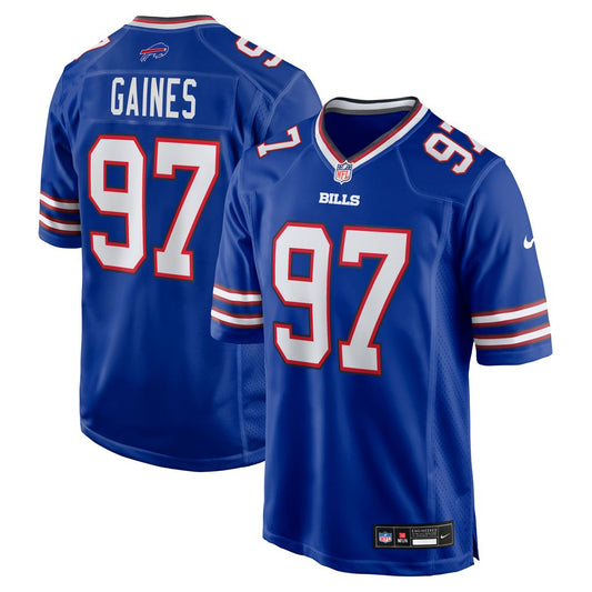 Greg Gaines Buffalo Bills Nike Royal Team Game Jersey