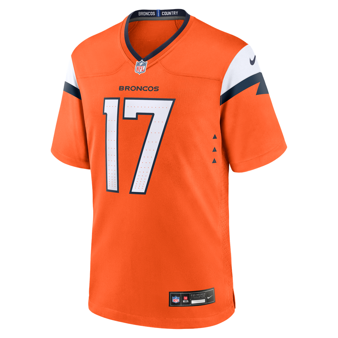 Jaylen Waddle Denver Broncos Nike Orange Game Jersey