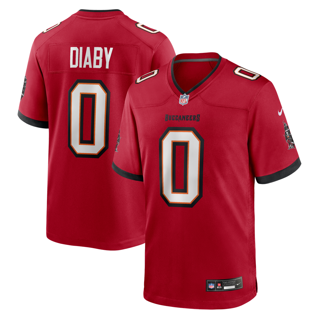 YaYa Diaby Tampa Bay Buccaneers Nike Red Game Jersey