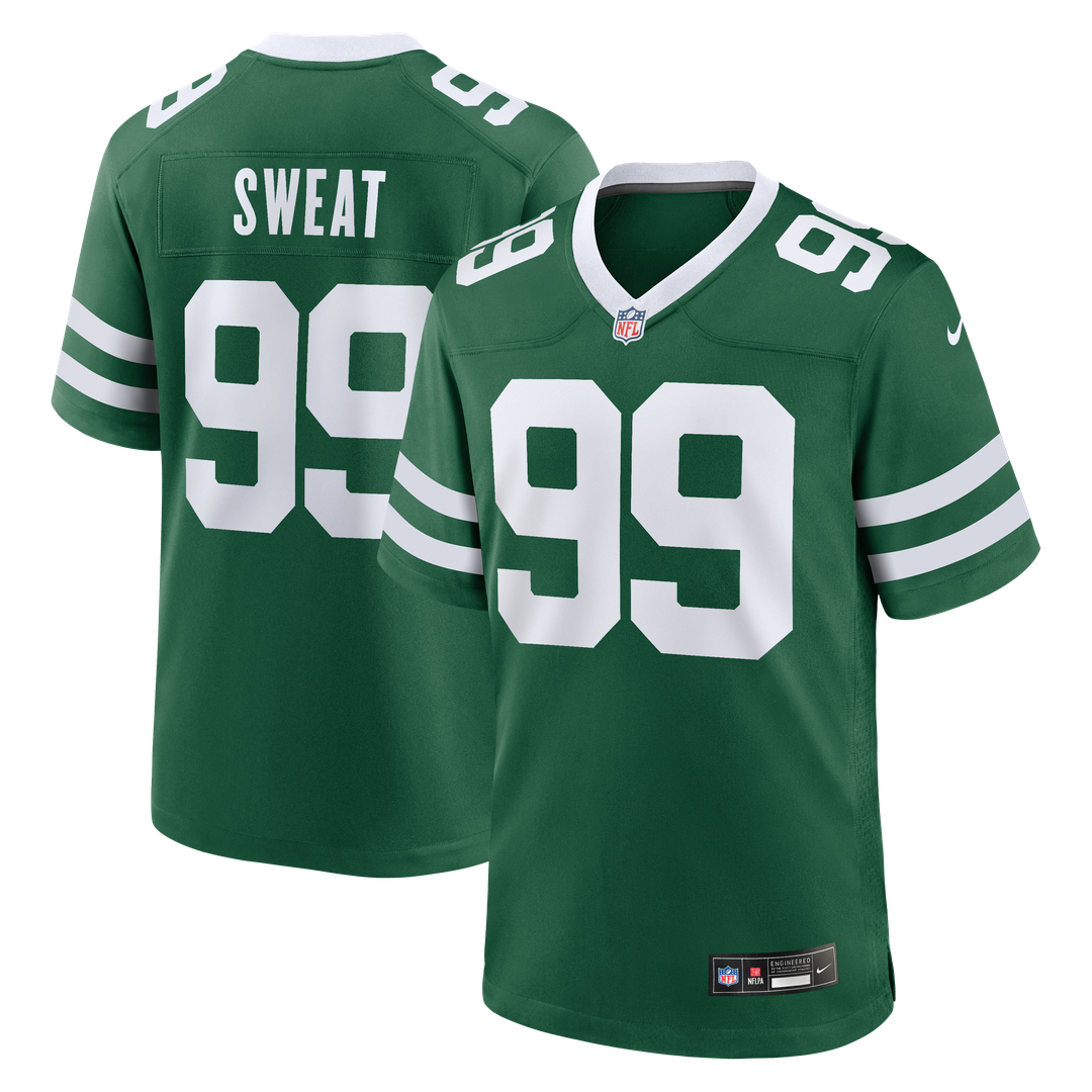 T'Vondre Sweat New York Jets Nike Legacy Green Team Game Jersey