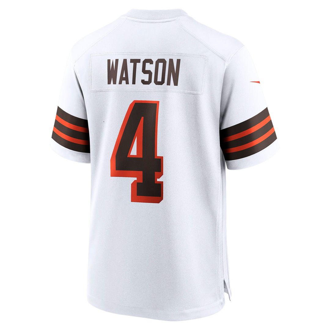 Deshaun Watson Cleveland Browns Nike White Alternate Game Jersey