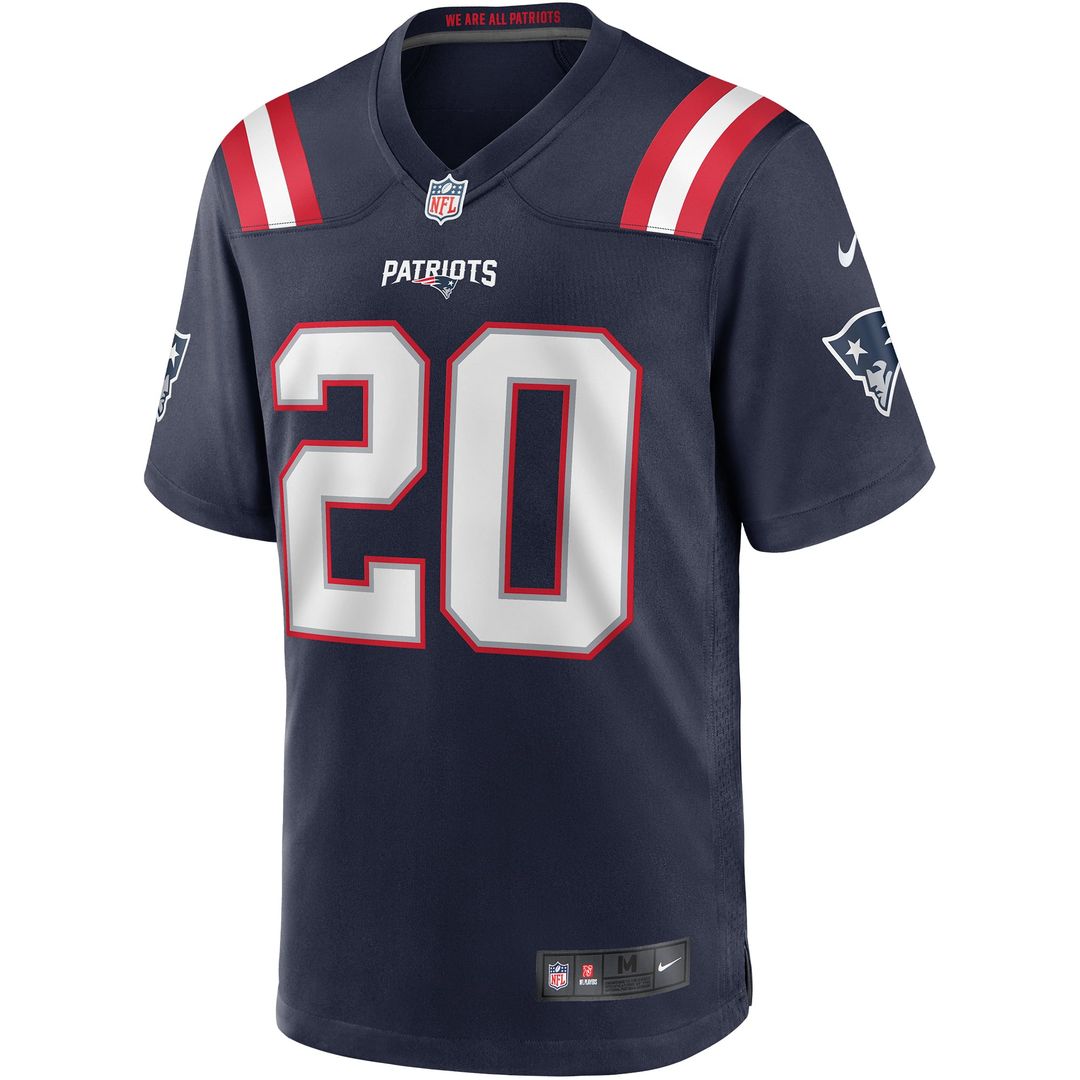 Gino Cappelletti New England Patriots Nike Navy Game Retired Player Jersey