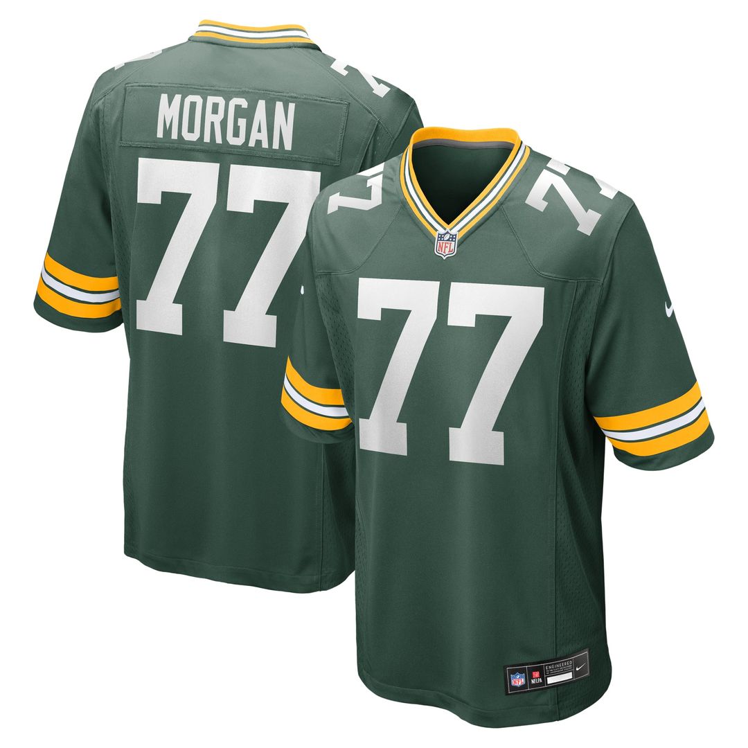 Jordan Morgan Green Bay Packers Nike Green Player Game Jersey