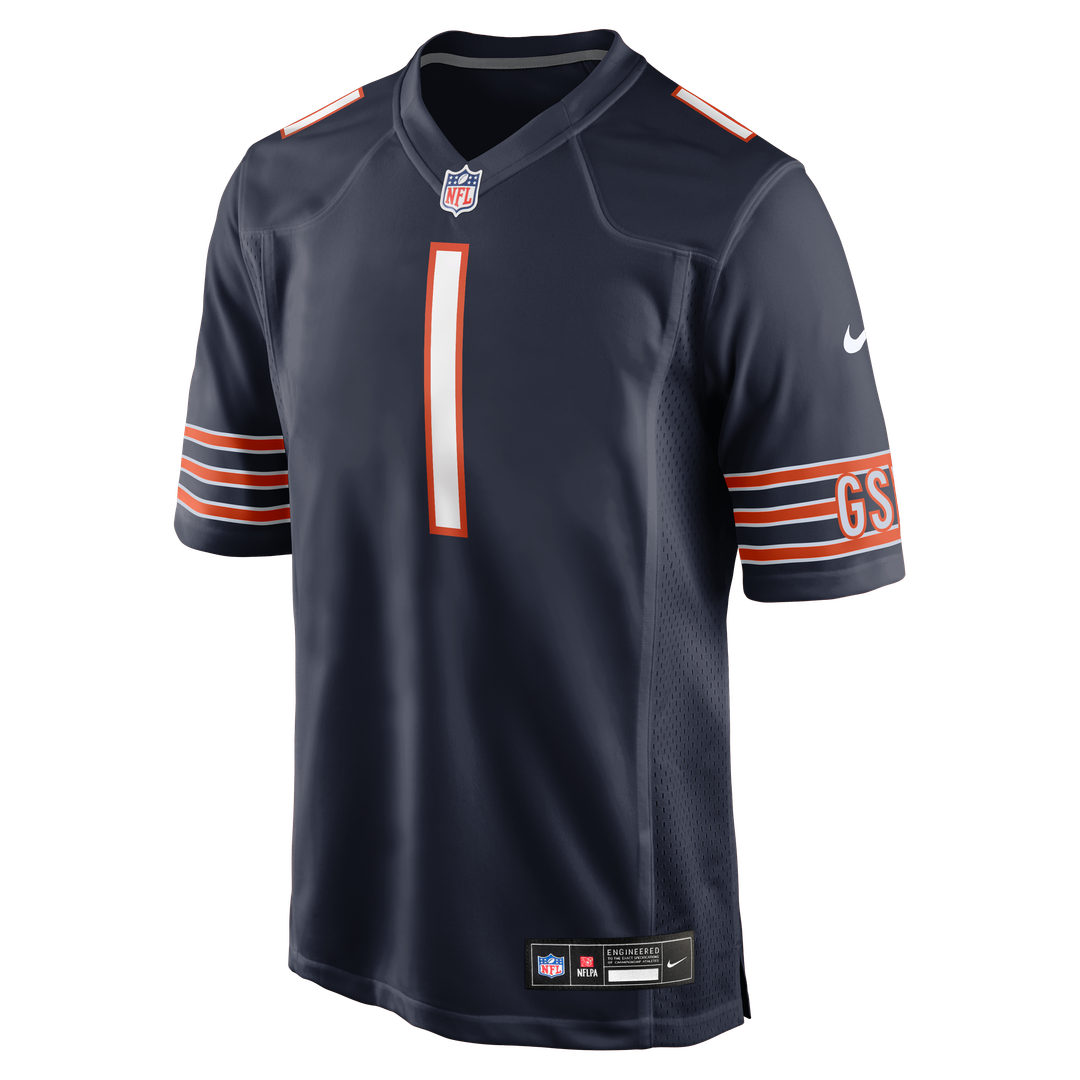 Jaylon Johnson Chicago Bears Nike Navy Game Jersey