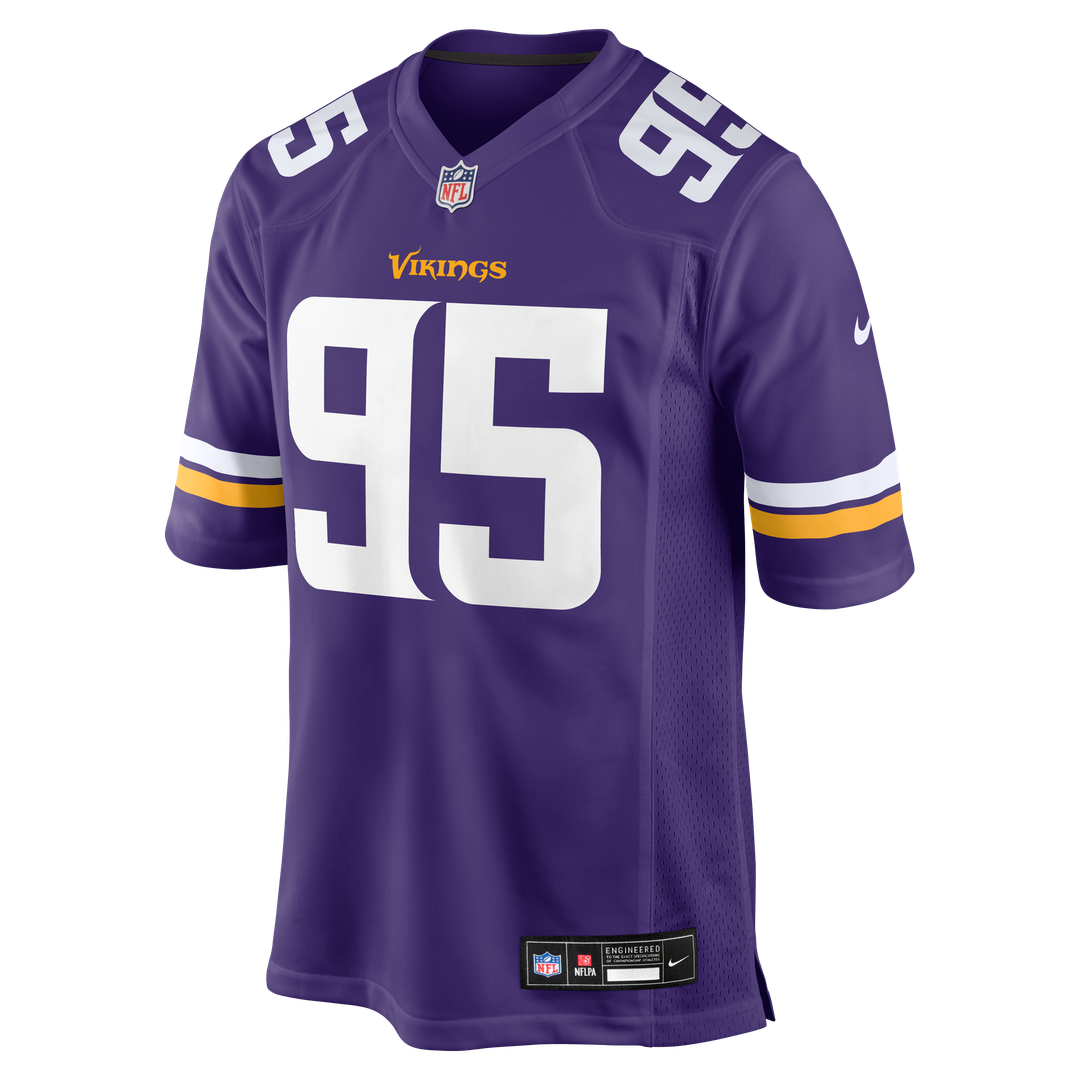 Caleb Banks Minnesota Vikings Nike Purple Team Game Jersey