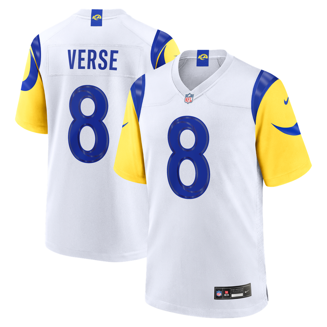 Jared Verse Los Angeles Rams Nike White White Game Player Jersey