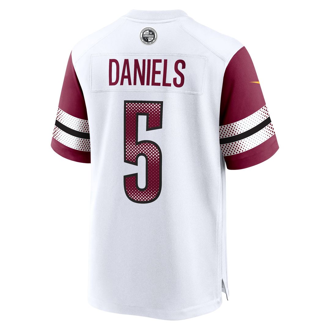 Jayden Daniels Washington Commanders Nike Burgundy Player Game Jersey