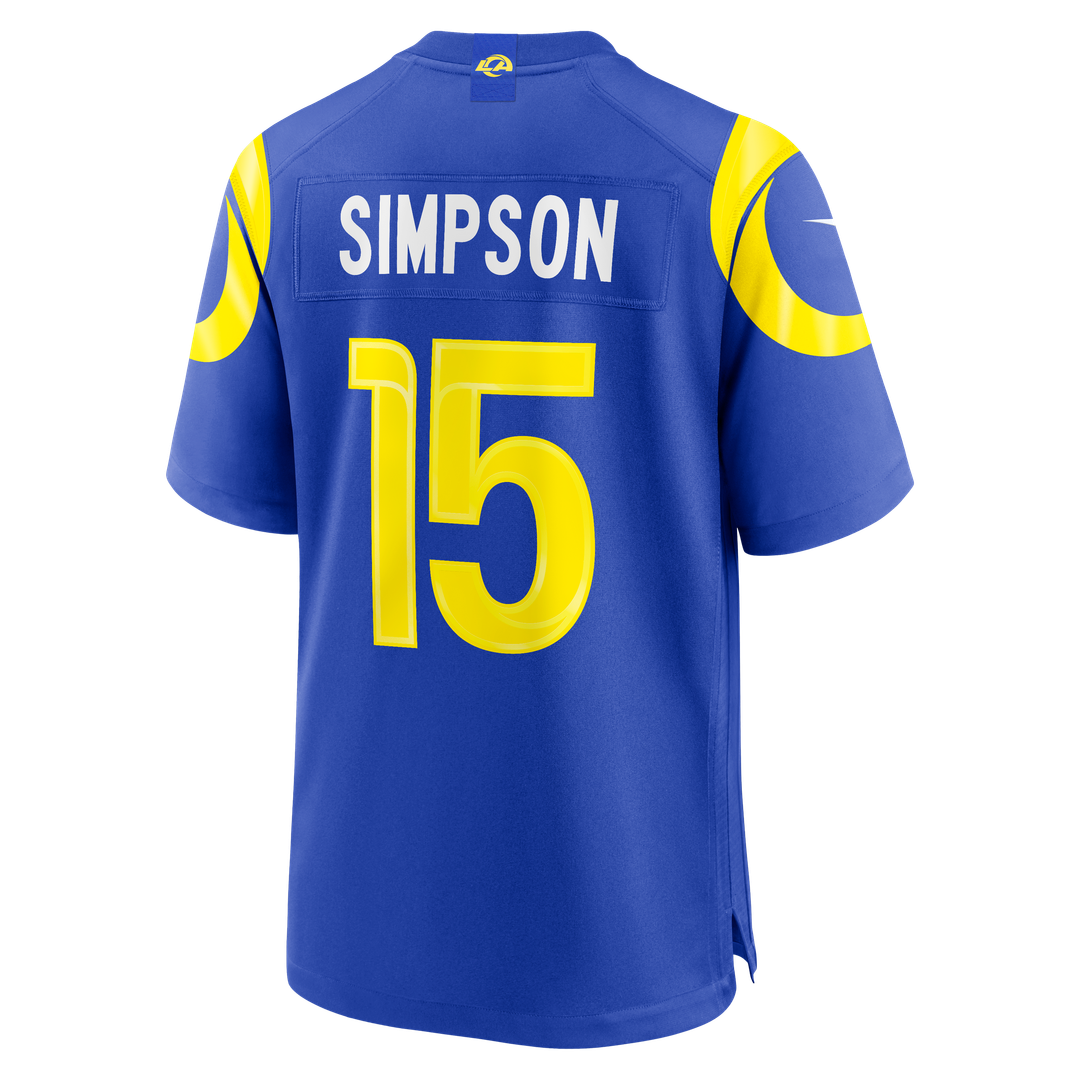 Ty Simpson Los Angeles Rams Nike Royal Team Game Jersey