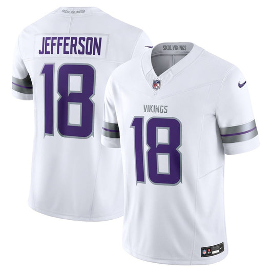 Justin Jefferson Minnesota Vikings Nike White Alternate Vapor F.U.S.E. Limited Jersey