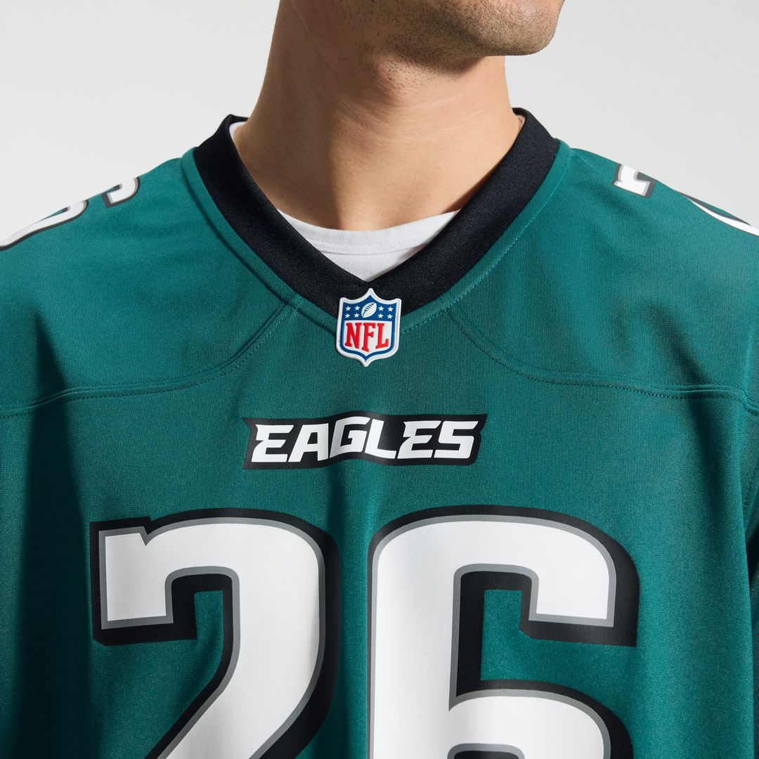 Saquon Barkley Philadelphia Eagles Nike Black Alternate Game Jersey