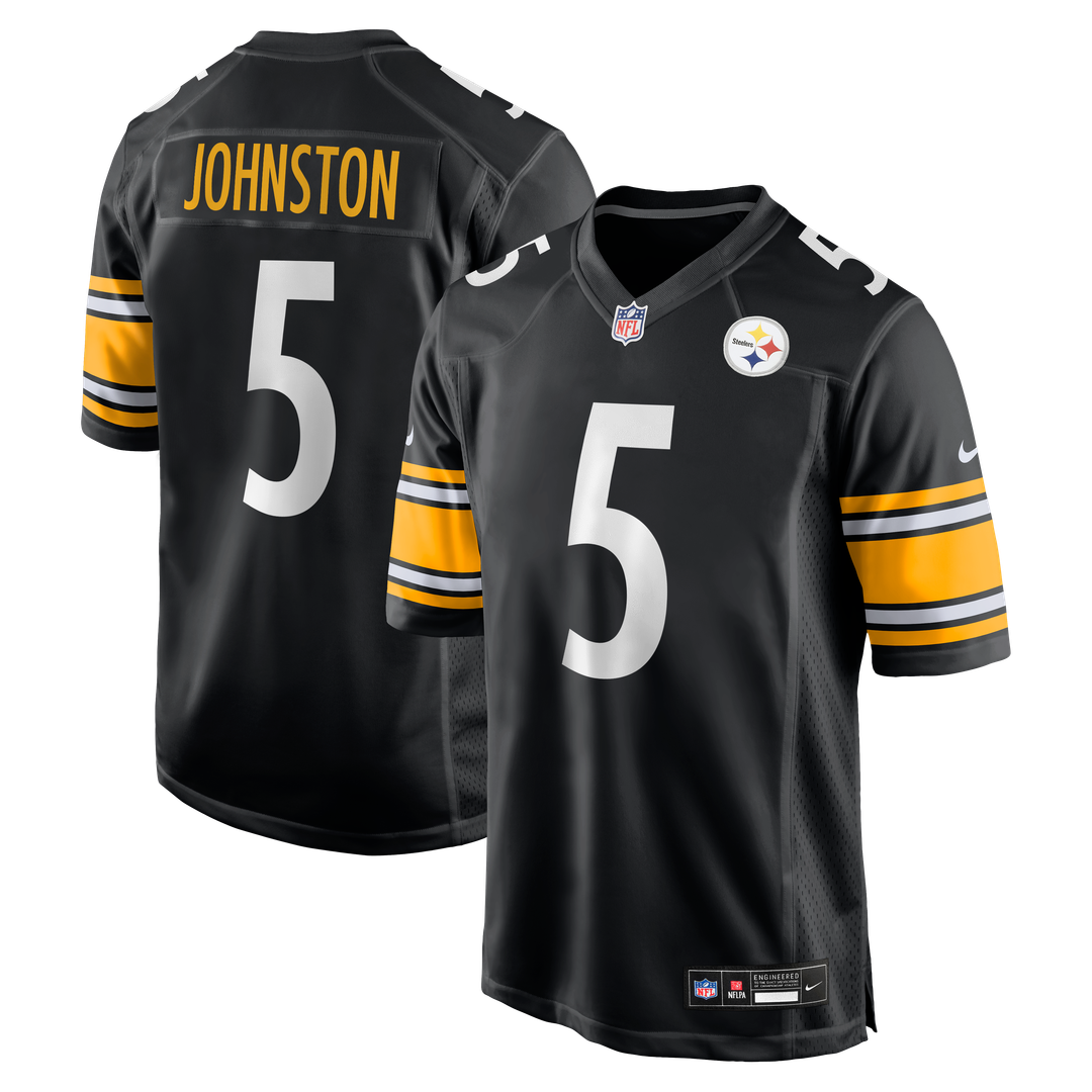 Cameron Johnston Pittsburgh Steelers Nike Black Game Jersey