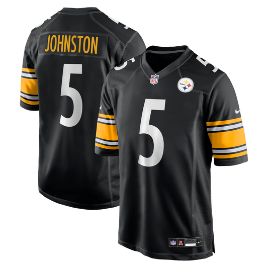Cameron Johnston Pittsburgh Steelers Nike Black Game Jersey