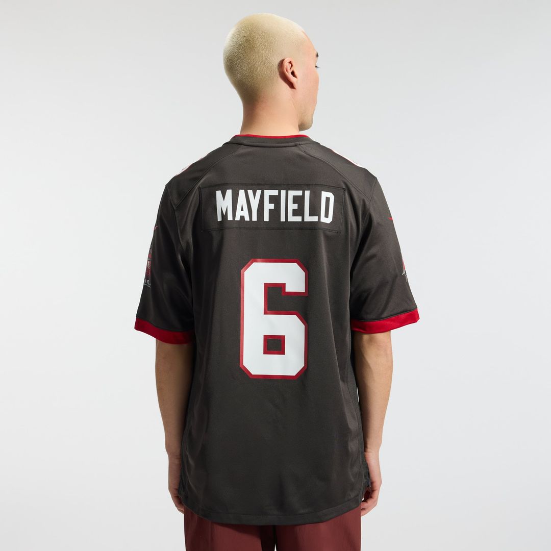 Baker Mayfield Tampa Bay Buccaneers Nike Pewter Alternate Game Player Jersey