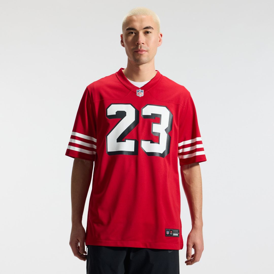Christian McCaffrey San Francisco 49ers Nike Scarlet Alternate Game Player Jersey
